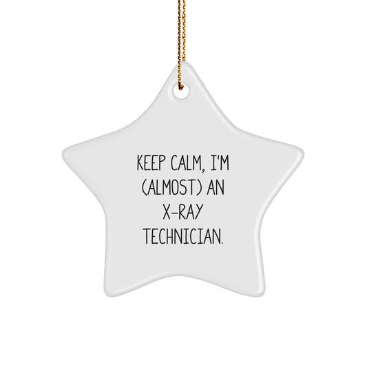 Christmas Ornament Gift for Family Keep Calm X-ray Technician Treasure - Image 1