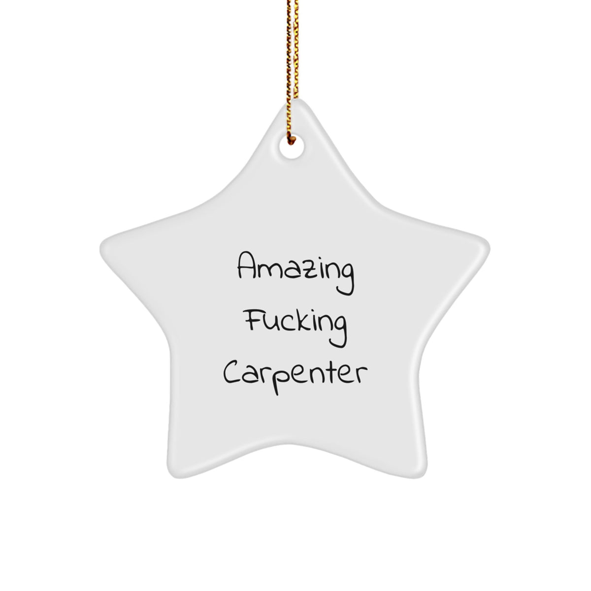 Carpenter Keepsake Christmas Ornament for Him Surprise Gift Limited - Image 1