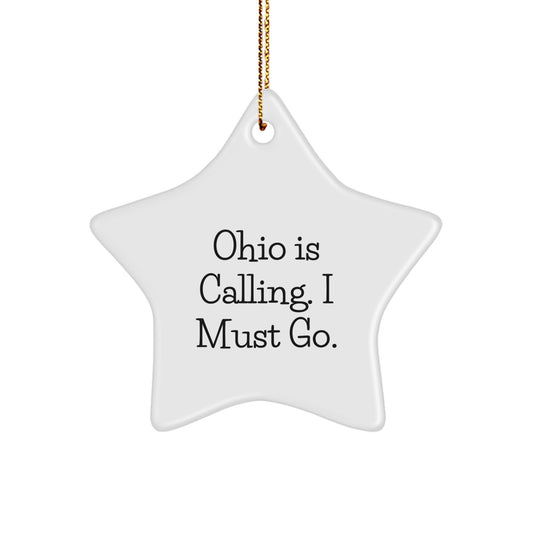 Ohio Star Ornament Gifts from Men to Family Friends for Christmas - Image 1