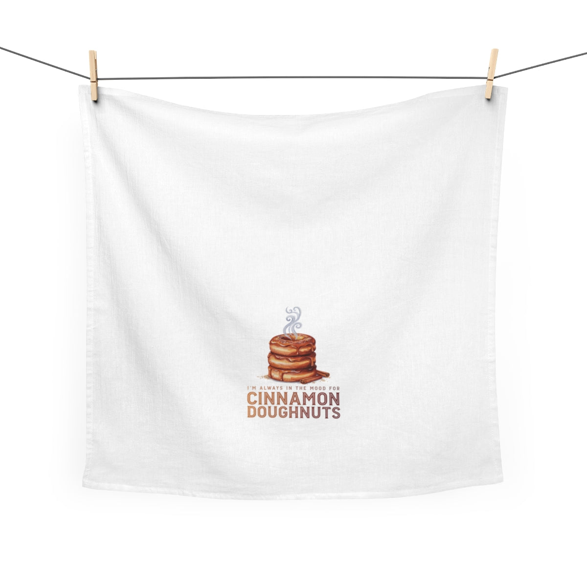 I'm Always in the Mood for Cinnamon Doughnuts - Fall Tea Towel