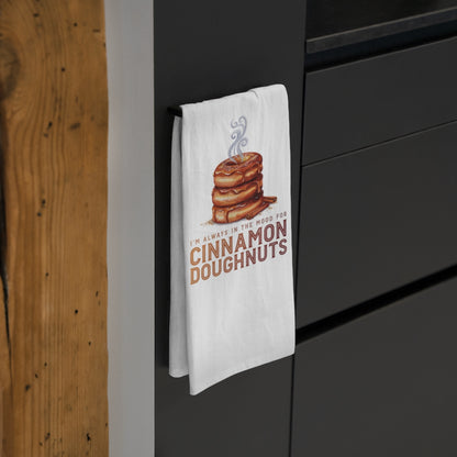 I'm Always in the Mood for Cinnamon Doughnuts - Fall Tea Towel