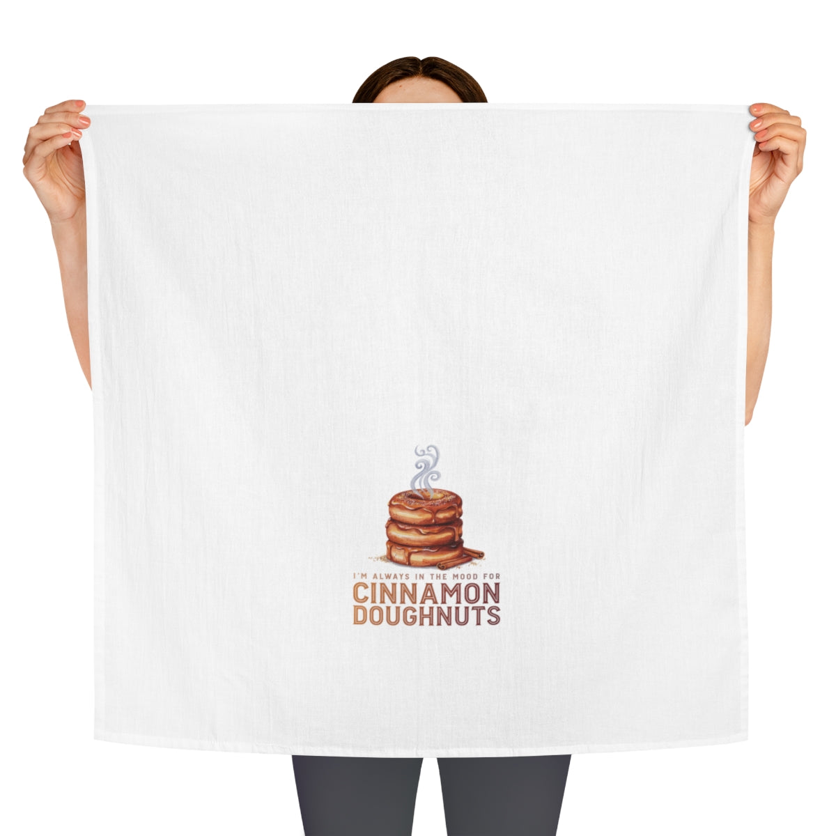 I'm Always in the Mood for Cinnamon Doughnuts - Fall Tea Towel