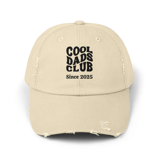 Cool Dads Club Distressed Cotton Cap – Personalized “Since [Your Year]”