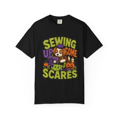 Sewing Up Some Scares Halloween T-Shirt