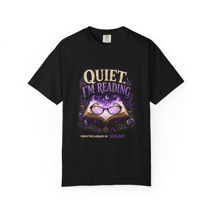 Personalized Quiet I’m Reading Halloween T-Shirt