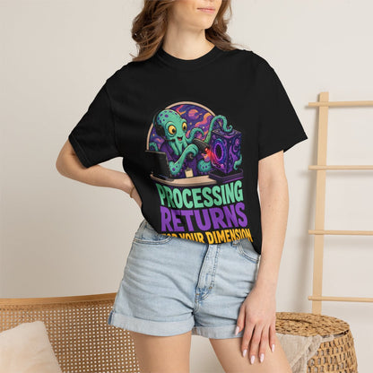 Processing Returns for Your Dimension Halloween T-Shirt