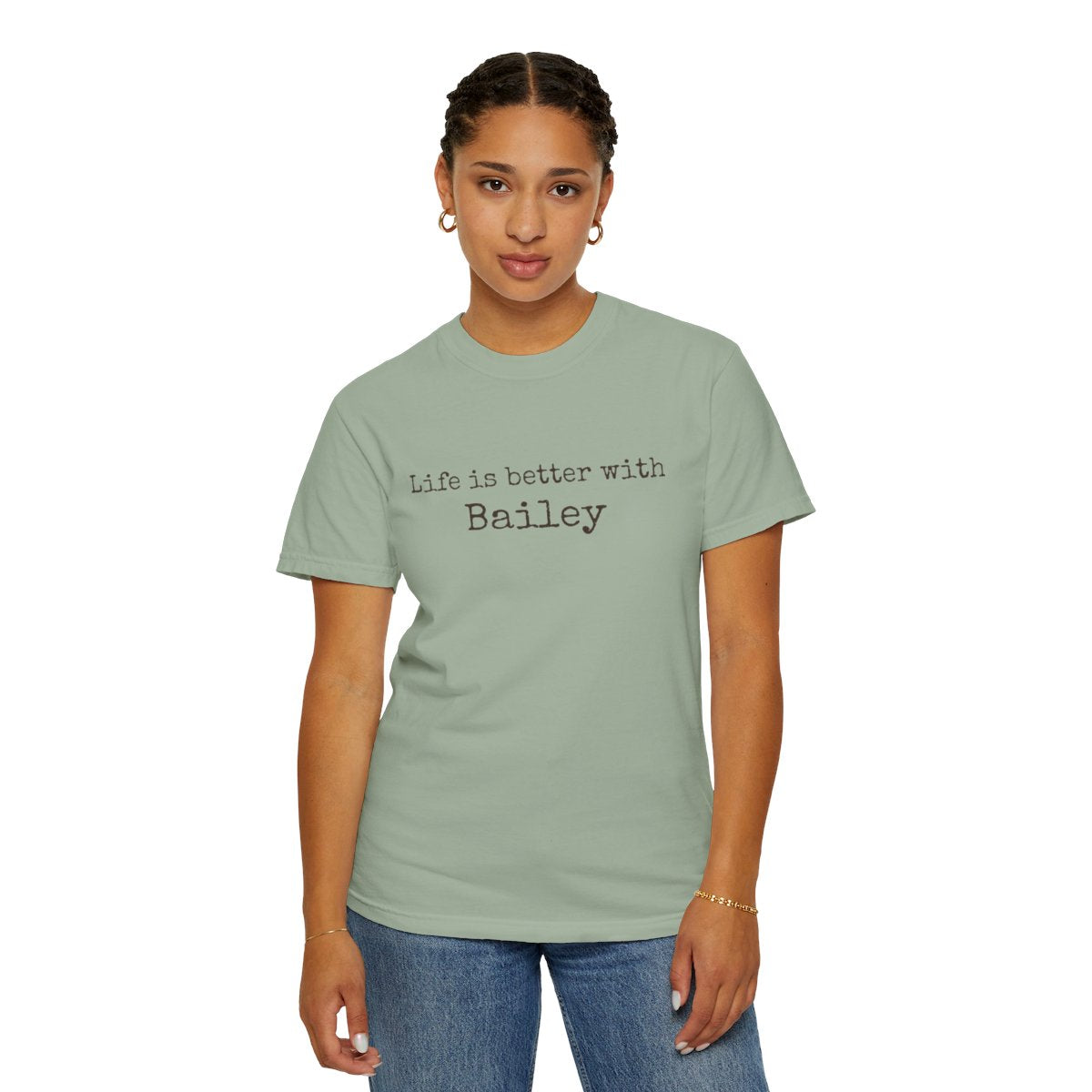 DLT-005 Life Is Better With [Dog's Name] Personalized Comfort Colors® T-Shirt