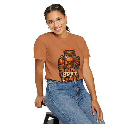 Personalized Pumpkin Spice Family Halloween T-Shirt