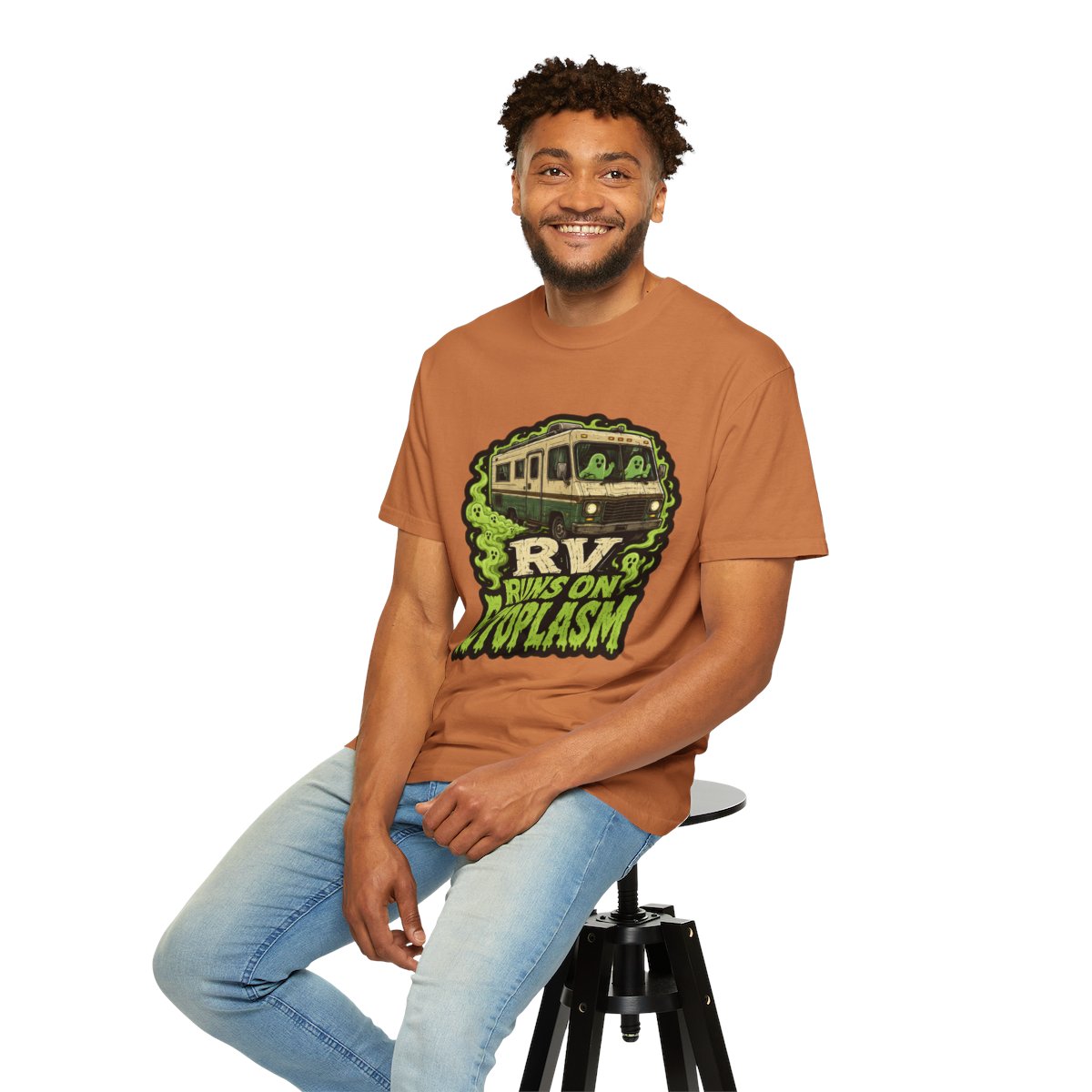 RV Runs on Ectoplasm Halloween T-Shirt