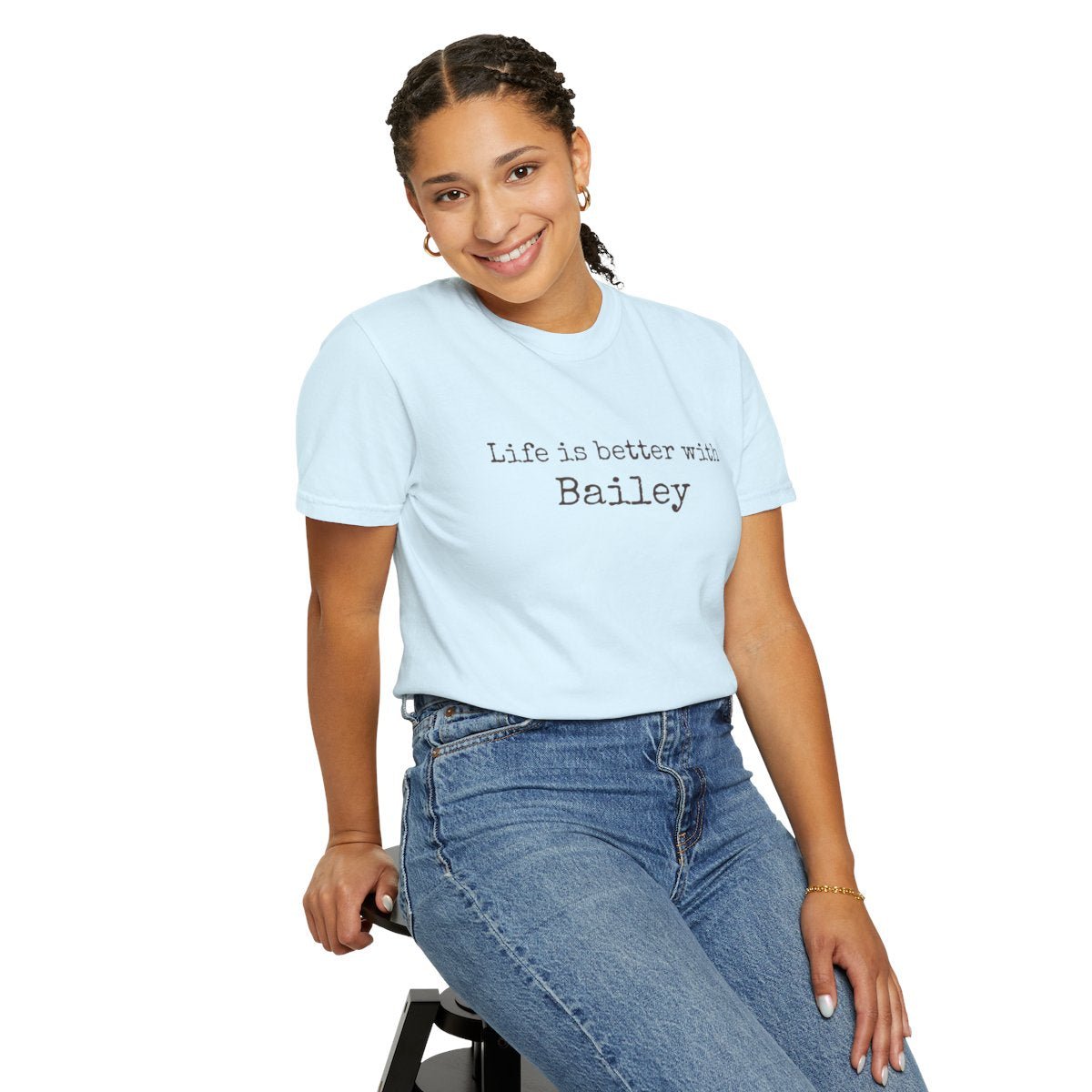 DLT-005 Life Is Better With [Dog's Name] Personalized Comfort Colors® T-Shirt