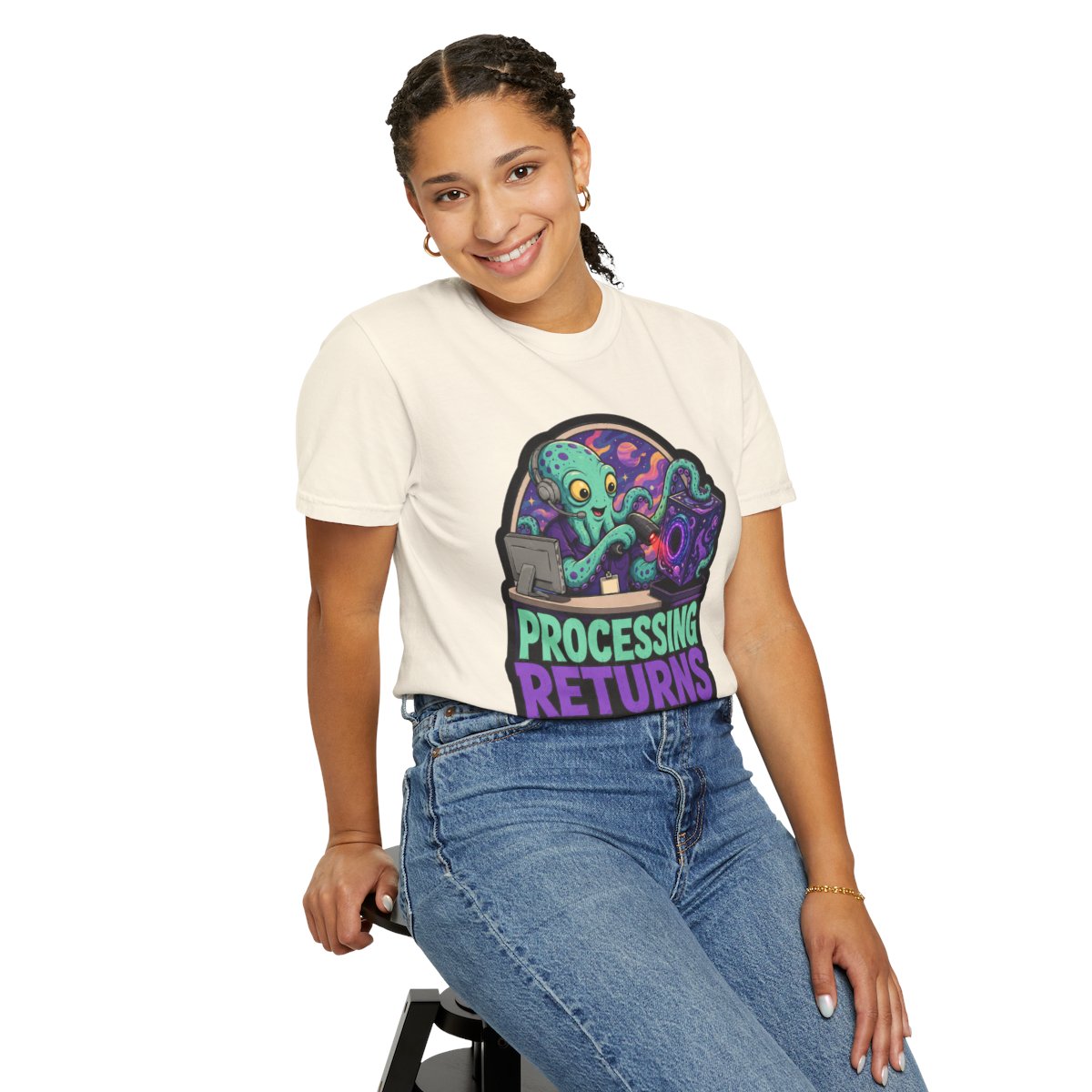 Processing Returns for Your Dimension Halloween T-Shirt