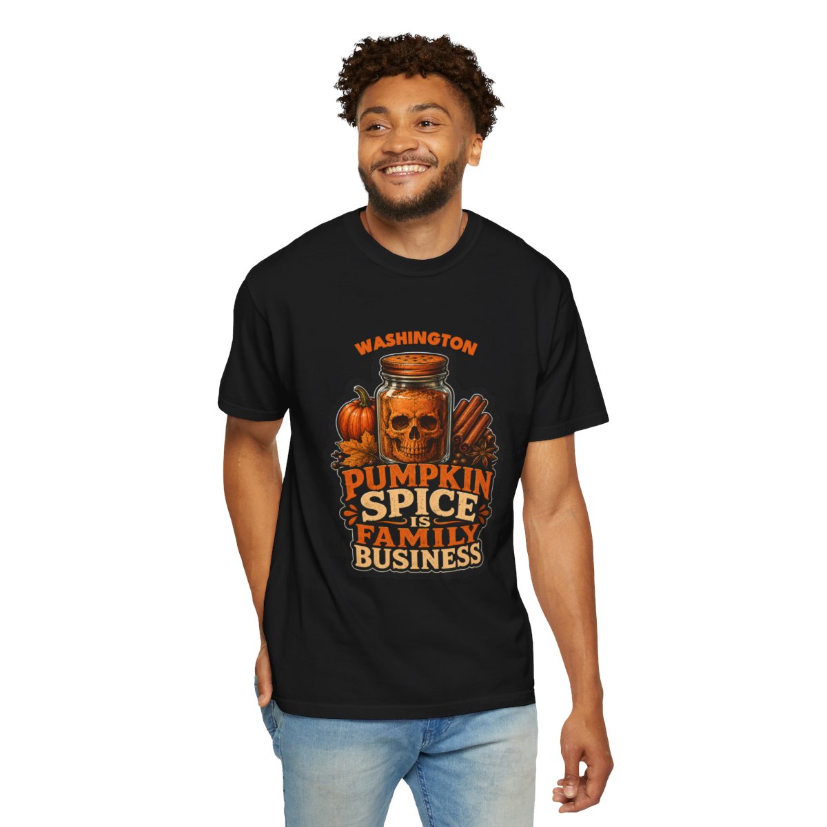 Personalized Pumpkin Spice Family Halloween T-Shirt