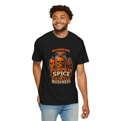 Personalized Pumpkin Spice Family Halloween T-Shirt