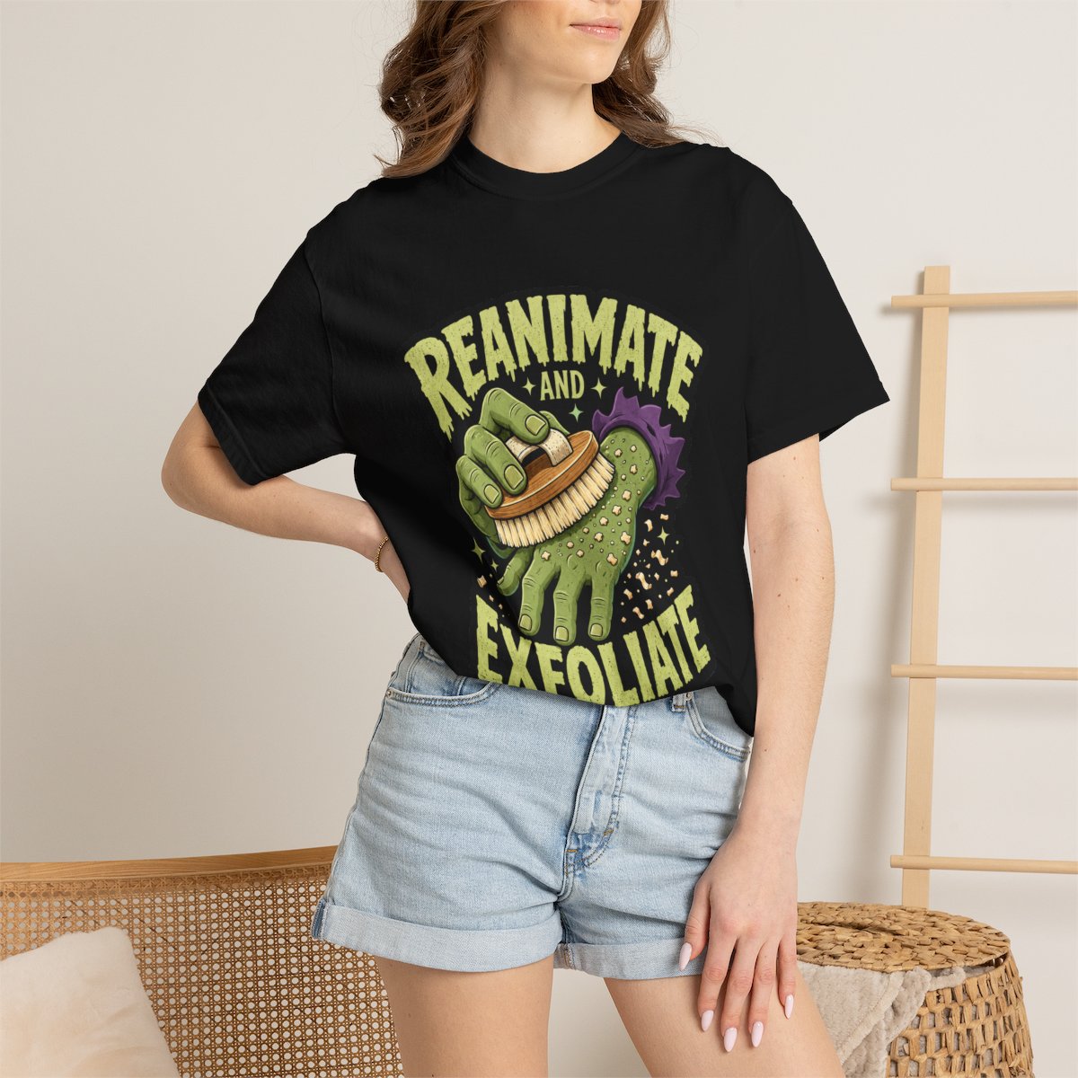 Reanimate and Exfoliate Halloween T-Shirt