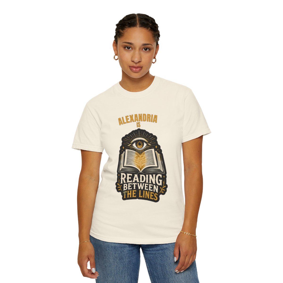 Personalized Reading Between the Lines Book Lover T-Shirt