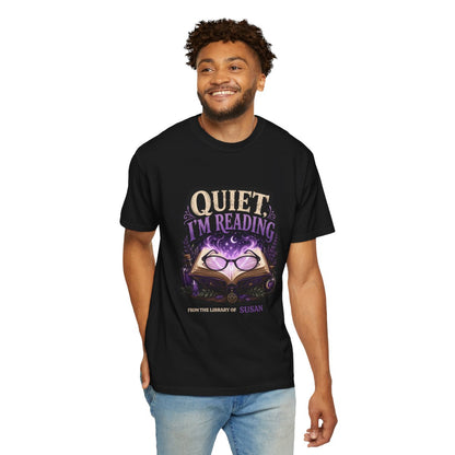 Personalized Quiet I’m Reading Halloween T-Shirt
