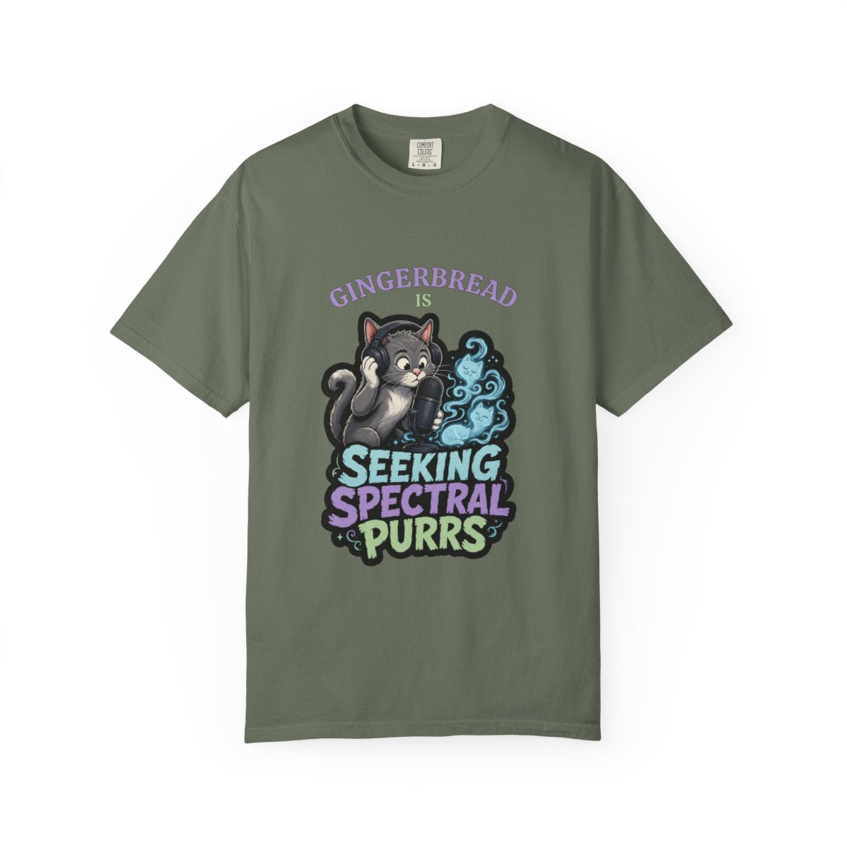 Personalized Seeking Spectral Purrs Cat Halloween T-Shirt