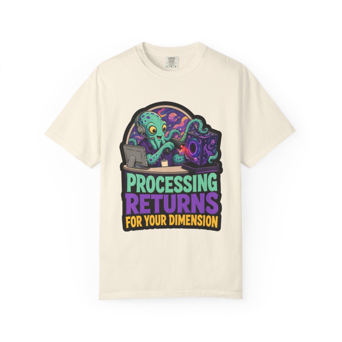 Processing Returns for Your Dimension Halloween T-Shirt