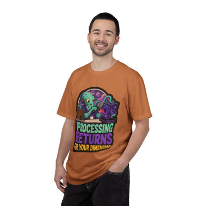 Processing Returns for Your Dimension Halloween T-Shirt