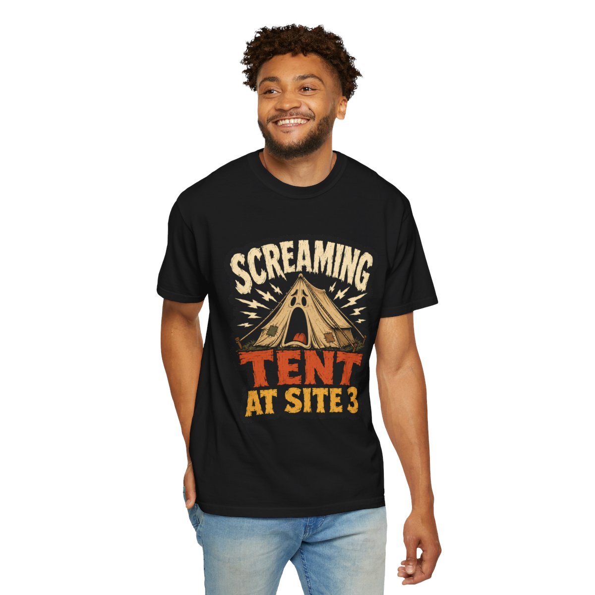 Screaming Tent at Site 3 Halloween T-Shirt