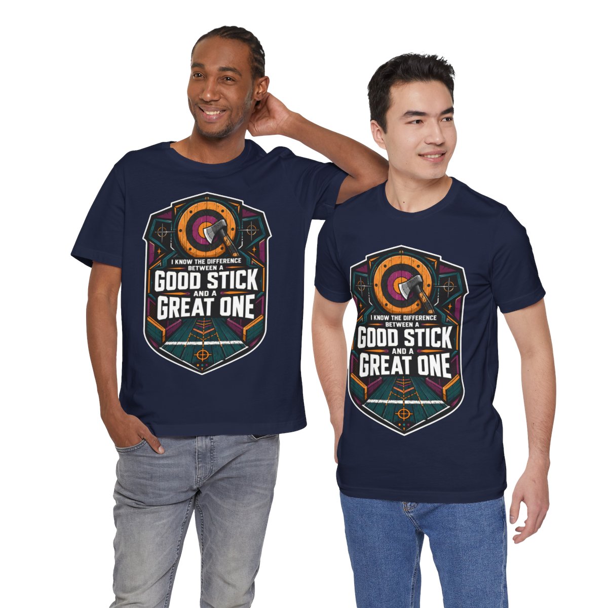 Funny Axe Throwing T-Shirt, Unisex Tee, Great for Axe Enthusiasts, Soft Cotton T-Shirt, Unique Gift for Him, Archery Humor Apparel