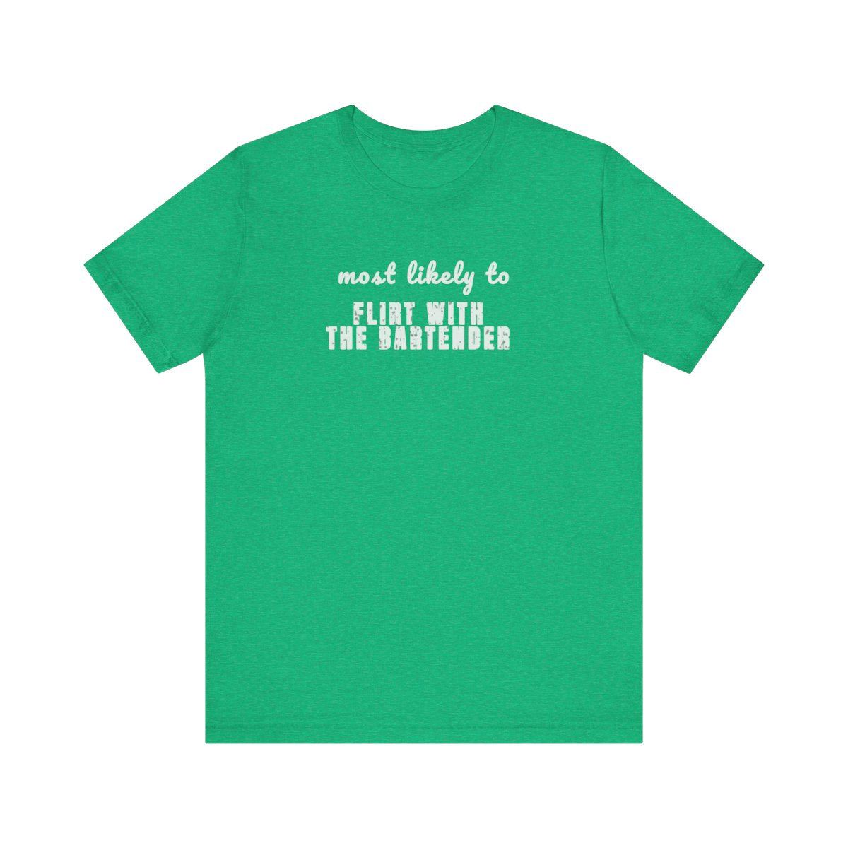 FLIRT WITH THE BARTENDER SPT06 St Patricks Day Bachelorette Shirt, Funny Irish Party Tee, Most Likely to Shirt, Pub Crawl Outfit, Girls Night Out Tee