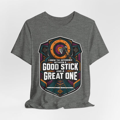 Funny Axe Throwing T-Shirt, Unisex Tee, Great for Axe Enthusiasts, Soft Cotton T-Shirt, Unique Gift for Him, Archery Humor Apparel