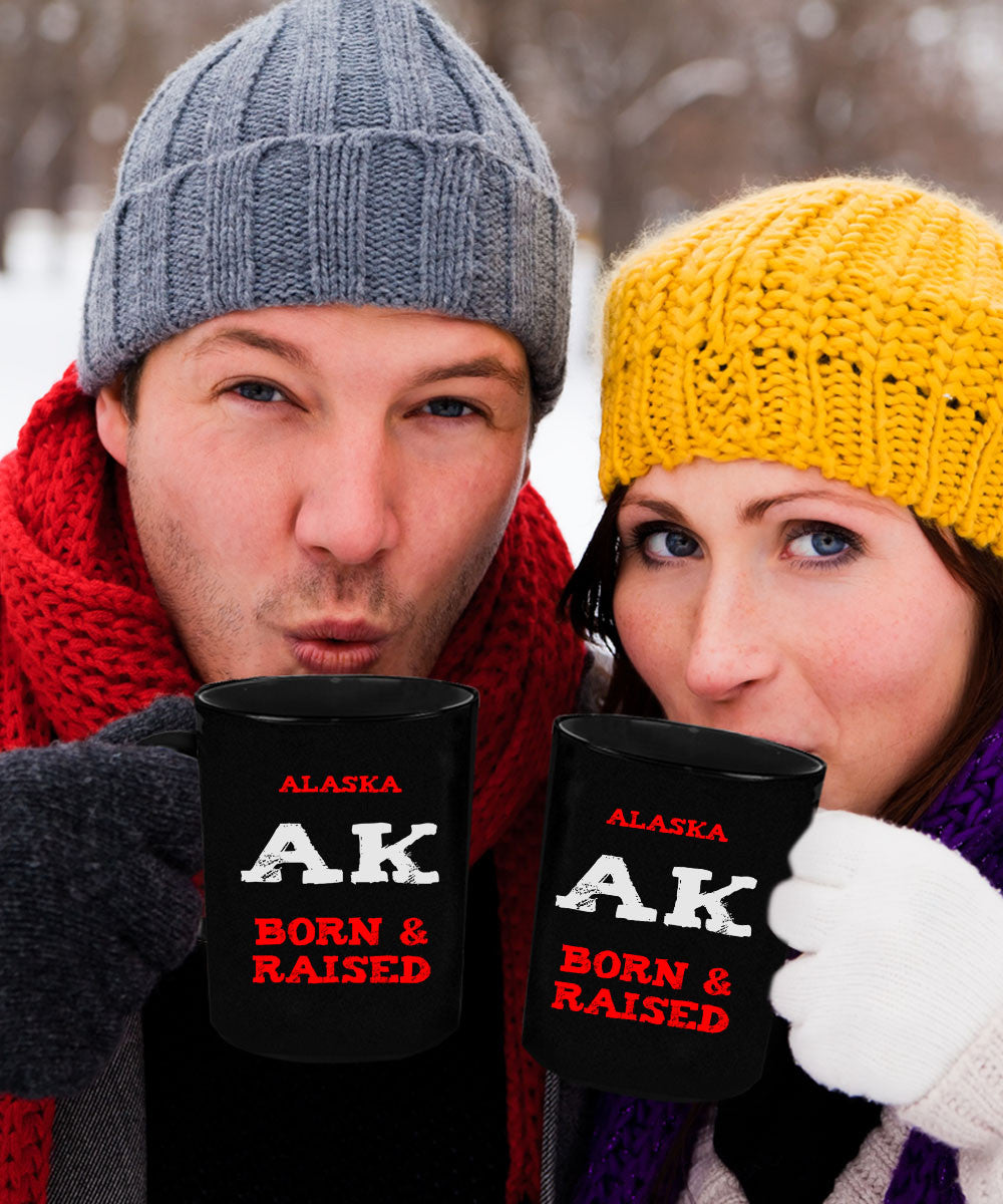 Alaska Gift Mug - Alaskan Born and Raised - The VIP Emporium