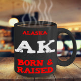 Alaska Gift Mug - Alaskan Born and Raised - The VIP Emporium