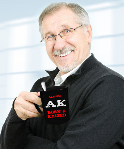 Alaska Gift Mug - Alaskan Born and Raised - The VIP Emporium