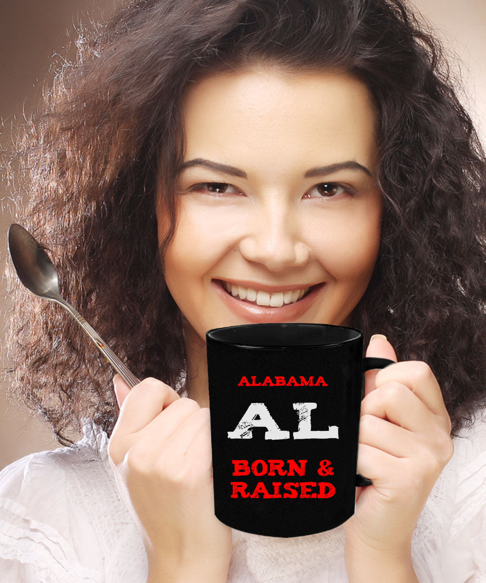 Alabama Gift Mug - Born and Raised - The VIP Emporium