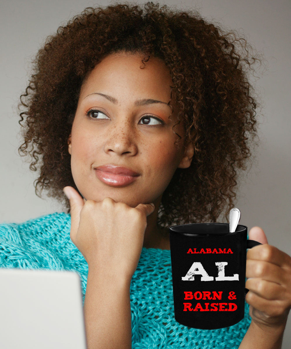 Alabama Gift Mug - Born and Raised - The VIP Emporium