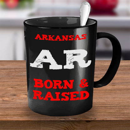 Arkansas Born and Raised Gift Mug - The VIP Emporium
