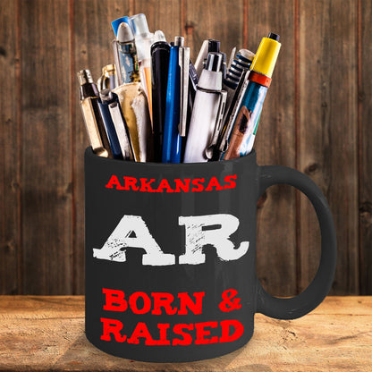 Arkansas Born and Raised Gift Mug - The VIP Emporium
