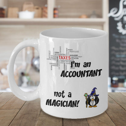 Accountancy Gift Mug - Not a Magician - The VIP Emporium