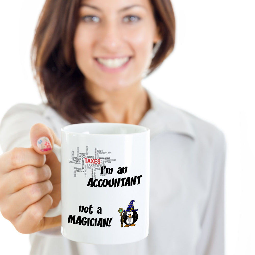 Accountancy Gift Mug - Not a Magician - The VIP Emporium