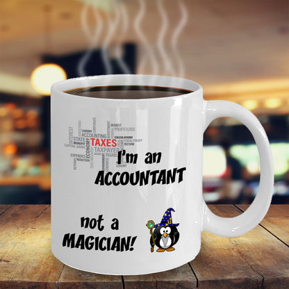 Accountancy Gift Mug - Not a Magician - The VIP Emporium