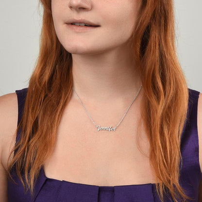 Soulmate Gift, Personalized Name Necklace, Gift for Lover