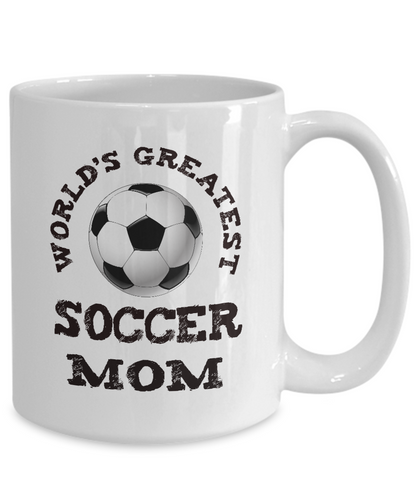 World's Greatest Soccer Mom - Ceramic Gift Mug - The VIP Emporium