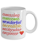 Amazing Awesome Molecular Engineer Gift Mug - The VIP Emporium