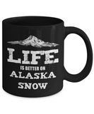 Ski Gift Mug - Life is Better on Alaska Snow - The VIP Emporium