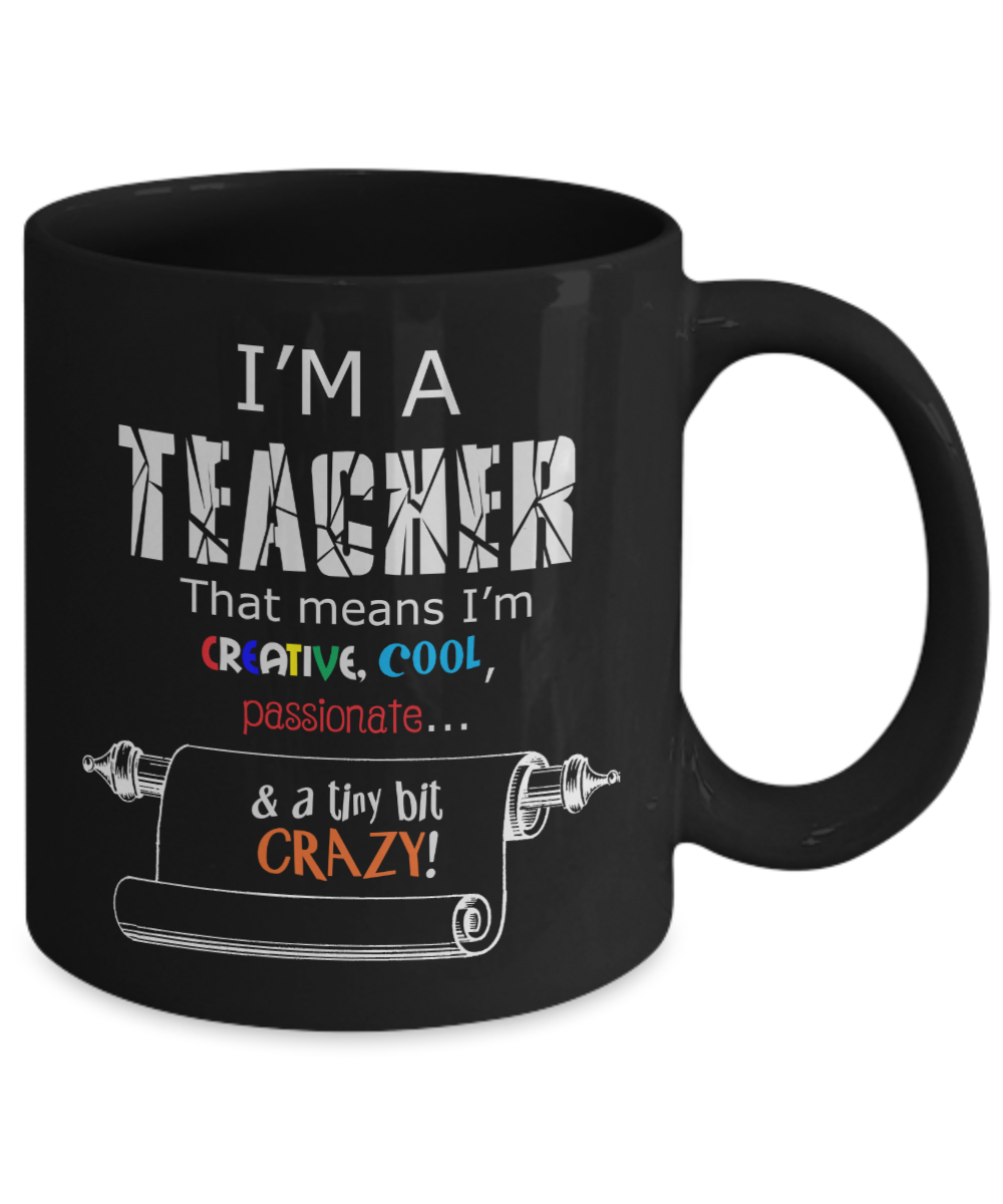 Crazy teacher mug - Teacher Appreciation Gift - The VIP Emporium