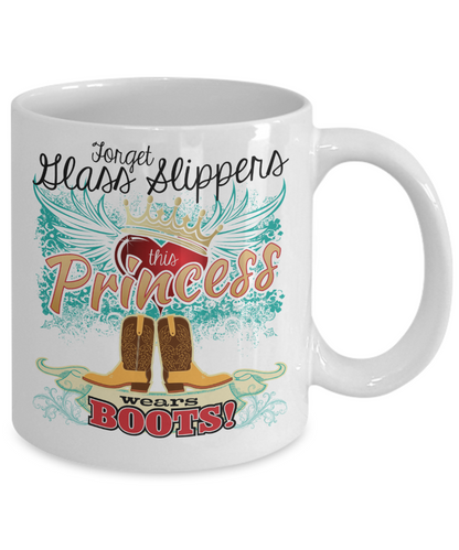 This Princess Wears Boots Mug - The VIP Emporium