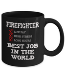 Firefighter Gift Mug - Best Job in the World - The VIP Emporium