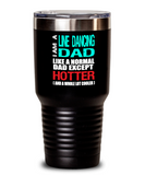 Line Dancing Dad Insulated Tumbler - 20oz or 30oz - Hot and Cold Drinks - Funny Gift - The VIP Emporium