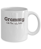 Grammy Gift Mug - Like Mom, only Cooler- Grandparents Day, Birthday Gift Cup - The VIP Emporium