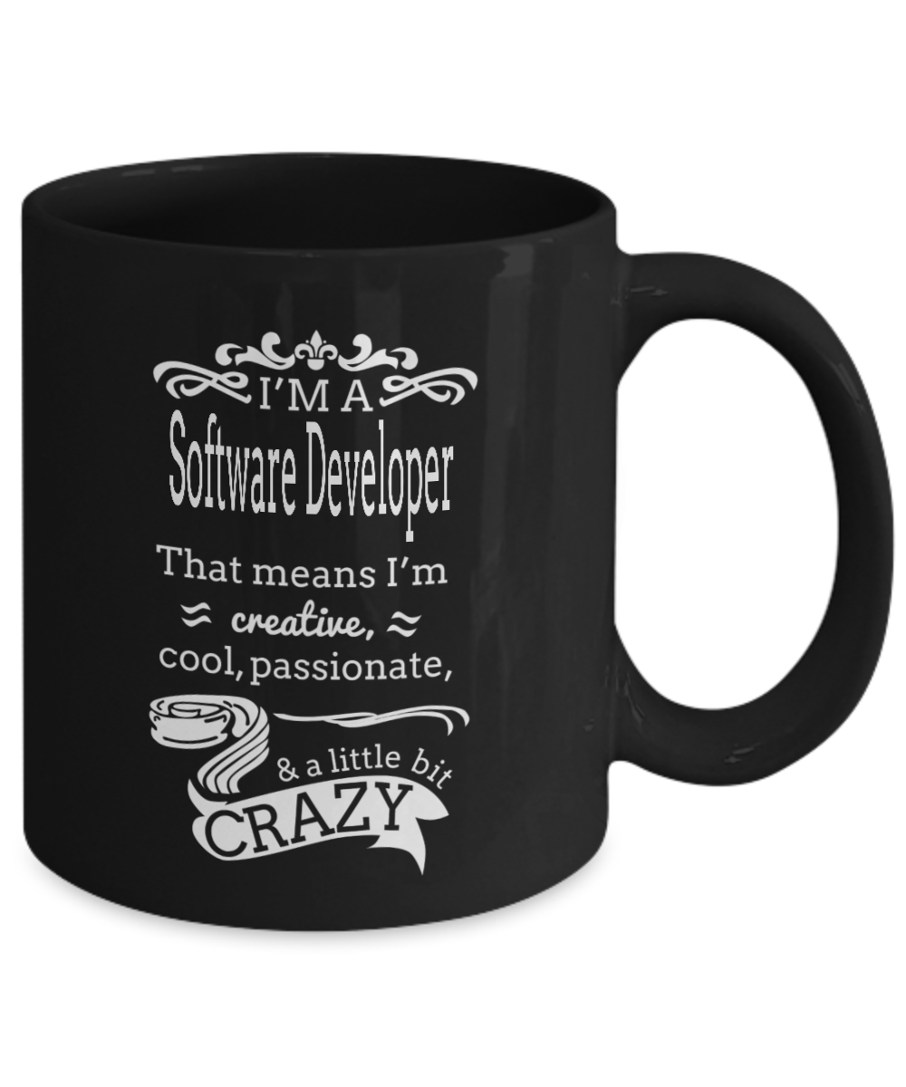 Crazy Software Developer Mug - The VIP Emporium