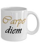 Inspirational Mug - Carpe Diem - Seize the Day - Motivational Mug - The VIP Emporium