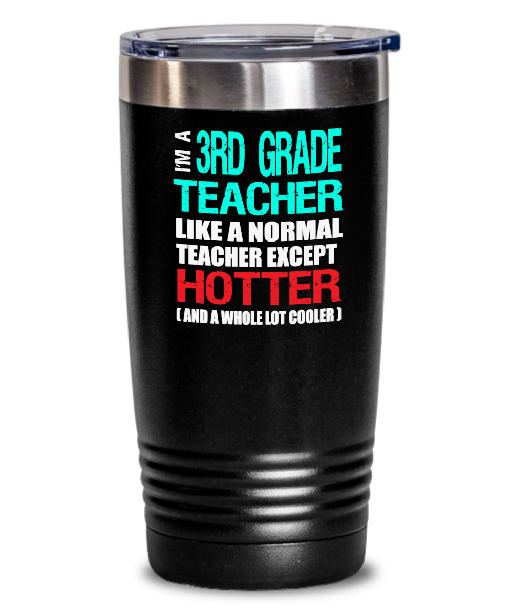 Third Grade Teacher Appreciation Gift Tumbler - Vacuum Insulated Stainless Steel - The VIP Emporium