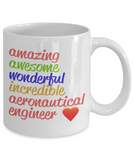 Amazing Awesome Aeronautical Engineer Mug - The VIP Emporium